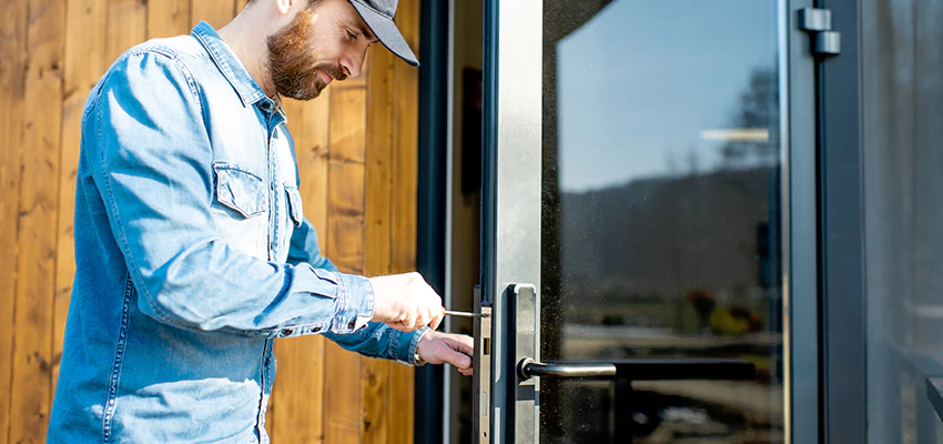 Frameless Glass Storefront Door Locks Replacement in Murrieta, CA